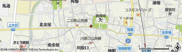 愛知県犬山市羽黒二日町83周辺の地図
