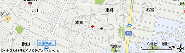 愛知県江南市勝佐町本郷138周辺の地図