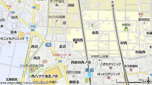 〒493-8002 愛知県一宮市北方町曽根の地図