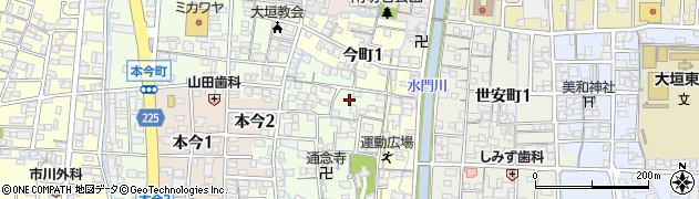 岐阜県大垣市本今町227周辺の地図