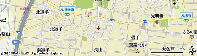 愛知県一宮市光明寺山屋敷145周辺の地図