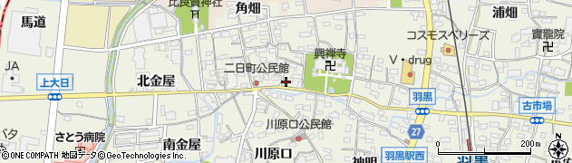 愛知県犬山市羽黒二日町85周辺の地図