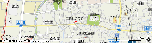 愛知県犬山市羽黒二日町59周辺の地図