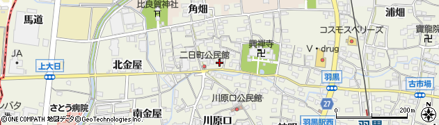 愛知県犬山市羽黒二日町62周辺の地図