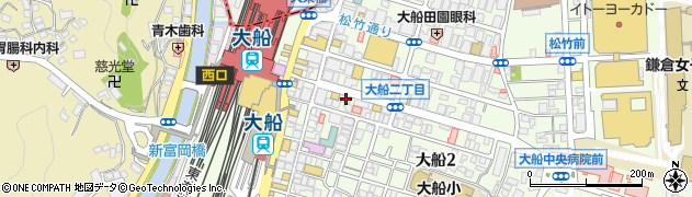 吉鳥 大船店周辺の地図