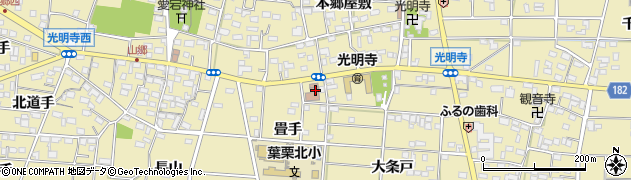 愛知県一宮市光明寺畳手37周辺の地図