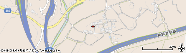 京都府綾部市七百石町（西岡）周辺の地図