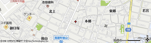 愛知県江南市勝佐町本郷28周辺の地図
