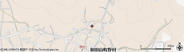 兵庫県朝来市和田山町野村326周辺の地図
