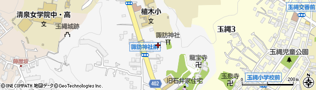 神奈川県鎌倉市植木93周辺の地図