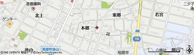 愛知県江南市勝佐町本郷130周辺の地図