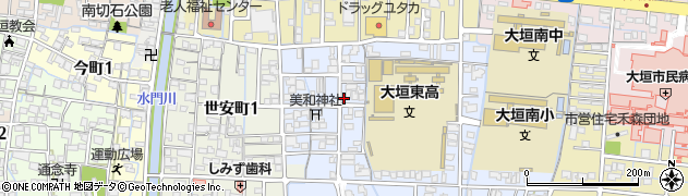 岐阜県大垣市美和町1743周辺の地図