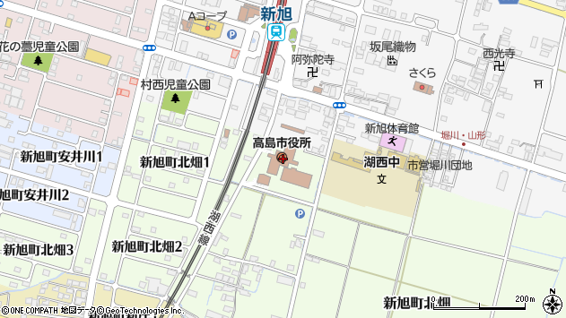 〒520-1100 滋賀県高島市（以下に掲載がない場合）の地図