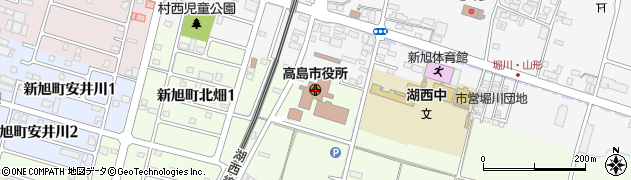 滋賀県高島市周辺の地図