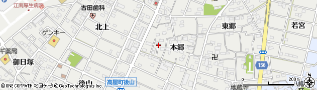 愛知県江南市勝佐町本郷56周辺の地図