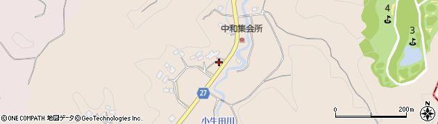 千葉県長南町（長生郡）小生田周辺の地図