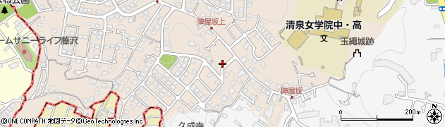 神奈川県鎌倉市城廻392周辺の地図
