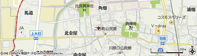 愛知県犬山市羽黒二日町32周辺の地図