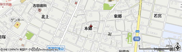 愛知県江南市勝佐町本郷108周辺の地図