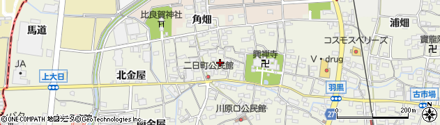愛知県犬山市羽黒二日町63周辺の地図