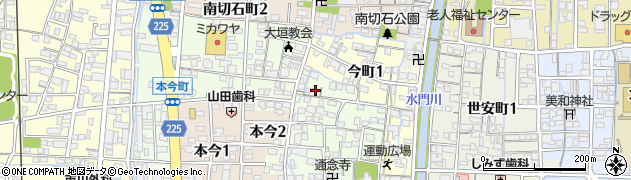 岐阜県大垣市本今町242周辺の地図