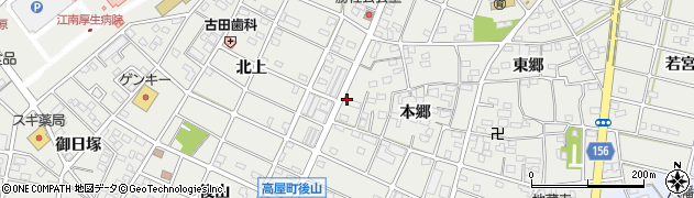 愛知県江南市勝佐町本郷27周辺の地図