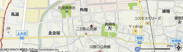 愛知県犬山市羽黒二日町54周辺の地図