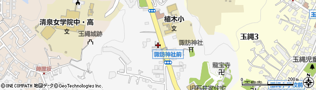 神奈川県鎌倉市植木87周辺の地図