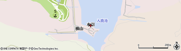 愛知県犬山市今井水引周辺の地図