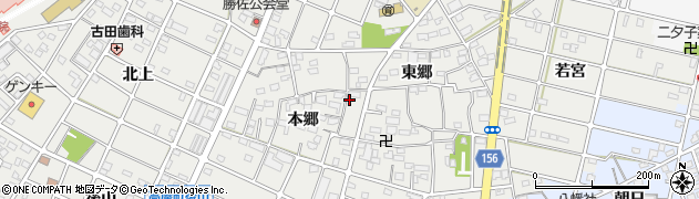 愛知県江南市勝佐町本郷127周辺の地図