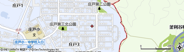 上郷団地周辺の地図