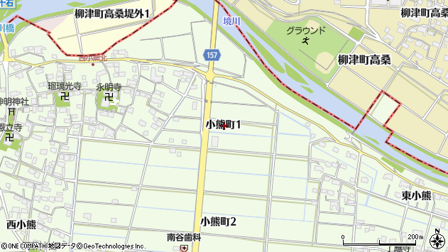 〒501-6273 岐阜県羽島市小熊町の地図