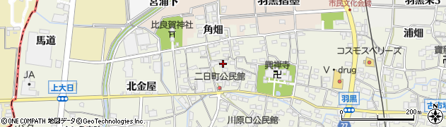 愛知県犬山市羽黒二日町55周辺の地図