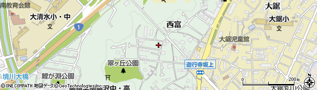 神奈川県藤沢市西富579周辺の地図