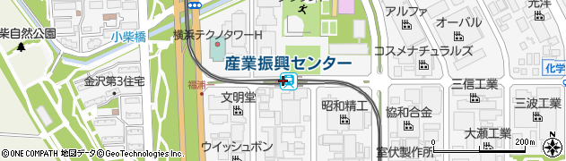 産業振興センター駅周辺の地図