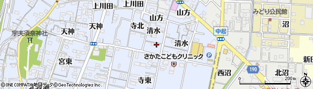 愛知県一宮市木曽川町里小牧寺北139周辺の地図
