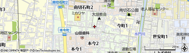 岐阜県大垣市本今町75周辺の地図