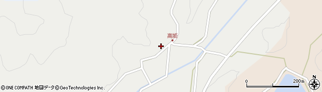 鳥取県西伯郡南部町高姫833周辺の地図