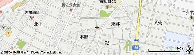 愛知県江南市勝佐町本郷80周辺の地図