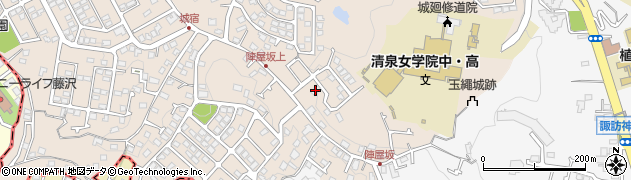 神奈川県鎌倉市城廻360周辺の地図