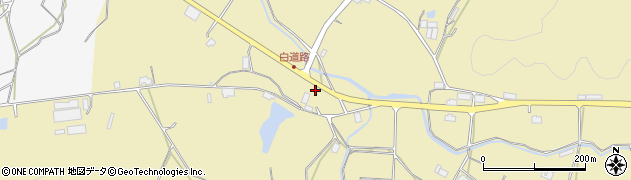 京都府綾部市白道路町（柳原）周辺の地図
