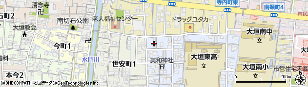 岐阜県大垣市美和町1748周辺の地図
