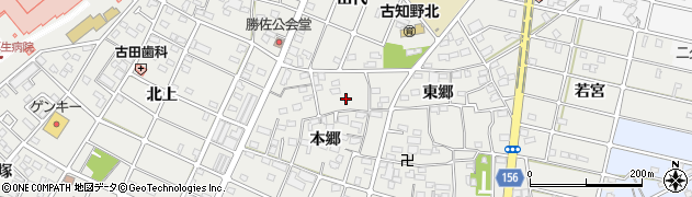 愛知県江南市勝佐町本郷87周辺の地図