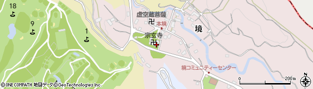 宗玄寺周辺の地図