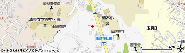 神奈川県鎌倉市植木77周辺の地図