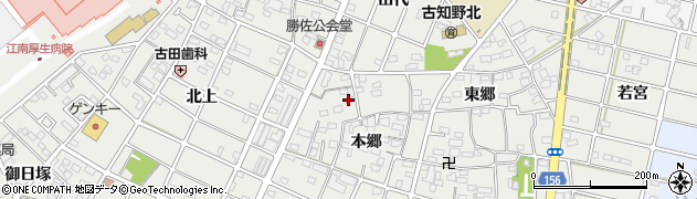 愛知県江南市勝佐町本郷10周辺の地図