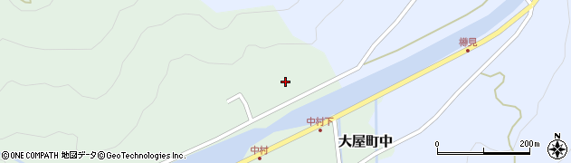 兵庫県養父市大屋町中1475周辺の地図