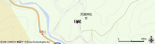 京都府福知山市日尾周辺の地図
