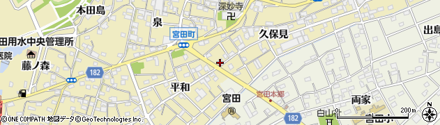 愛知県江南市宮田町久保見18周辺の地図