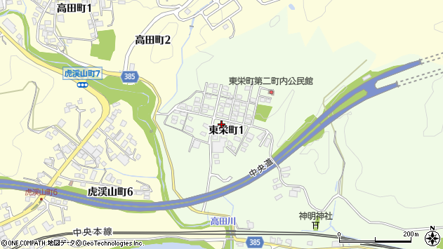 〒507-0013 岐阜県多治見市東栄町の地図